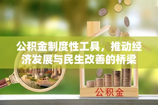 利辛公积金制度性工具，推动经济发展与民生改善的桥梁