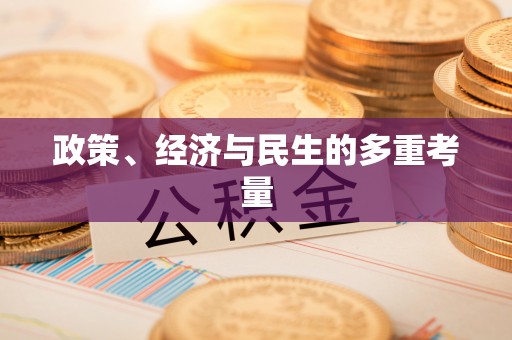 利辛政策、经济与民生的多重考量