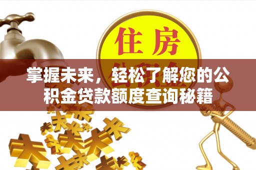 利辛掌握未来，轻松了解您的公积金贷款额度查询秘籍
