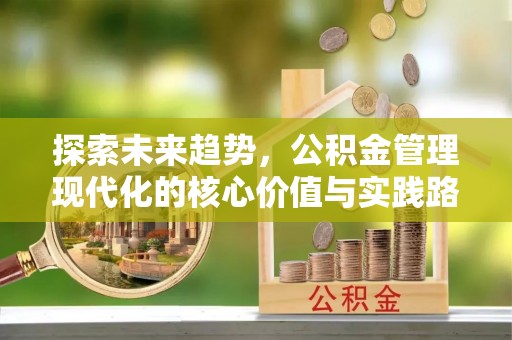 利辛探索未来趋势，公积金管理现代化的核心价值与实践路径