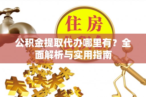 利辛公积金提取代办哪里有？全面解析与实用指南