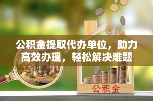 利辛公积金提取代办单位，助力高效办理，轻松解决难题