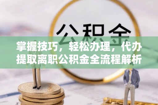 利辛掌握技巧，轻松办理，代办提取离职公积金全流程解析