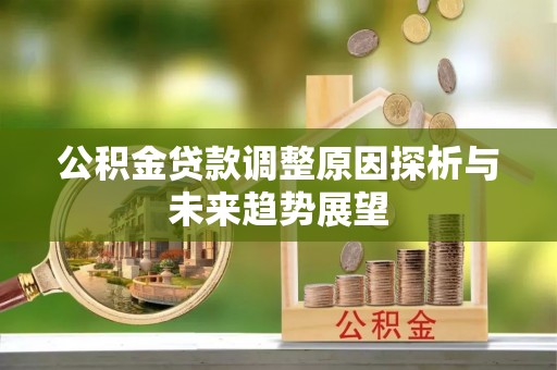利辛公积金贷款调整原因探析与未来趋势展望