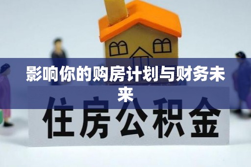 利辛影响你的购房计划与财务未来