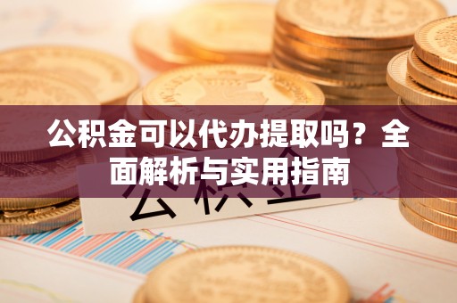 利辛公积金可以代办提取吗？全面解析与实用指南