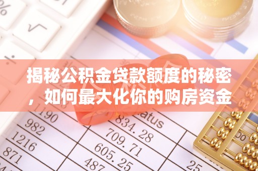 利辛揭秘公积金贷款额度的秘密，如何最大化你的购房资金