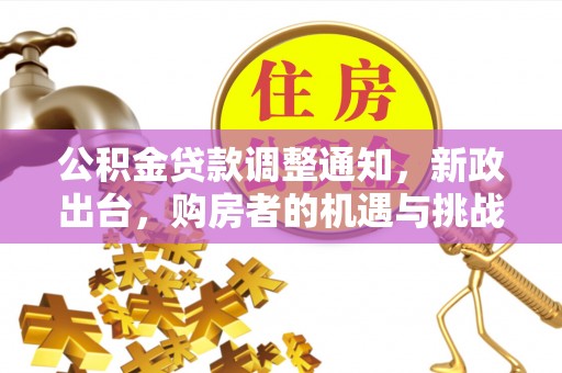 利辛公积金贷款调整通知，新政出台，购房者的机遇与挑战
