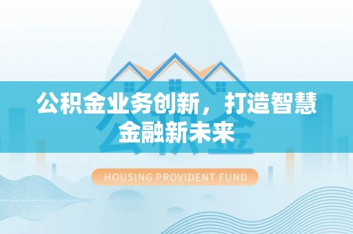 利辛公积金业务创新，打造智慧金融新未来