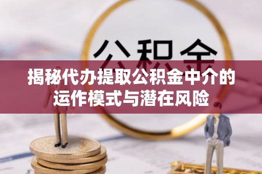利辛揭秘代办提取公积金中介的运作模式与潜在风险