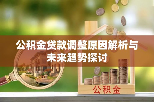 利辛公积金贷款调整原因解析与未来趋势探讨