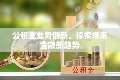 利辛公积金业务创新，探索未来金融新趋势